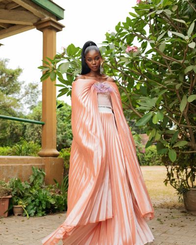 The Peepal Top & Logo Pleated Pants