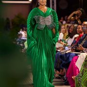 THE MORAY EEL PLEATED DRESS