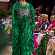 THE MORAY EEL PLEATED DRESS