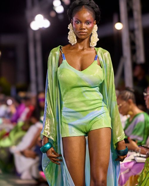 THE SEQUIN JUMPSUIT AND THE YR TUNIC