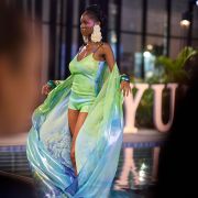 THE SEQUIN JUMPSUIT AND THE YR TUNIC