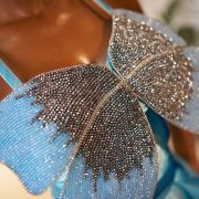 The Blue Campton Butterfly Top